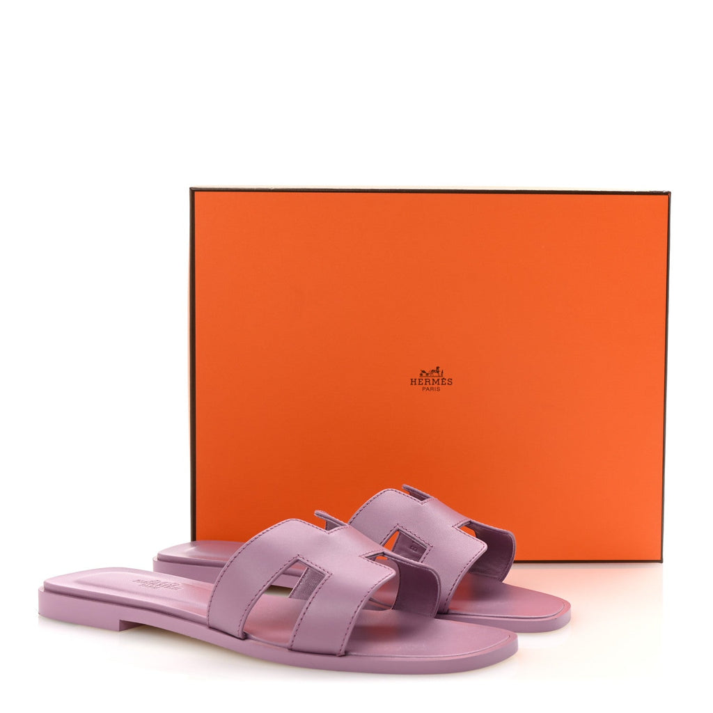 Calfskin Oran Sandals 38 Bruyère