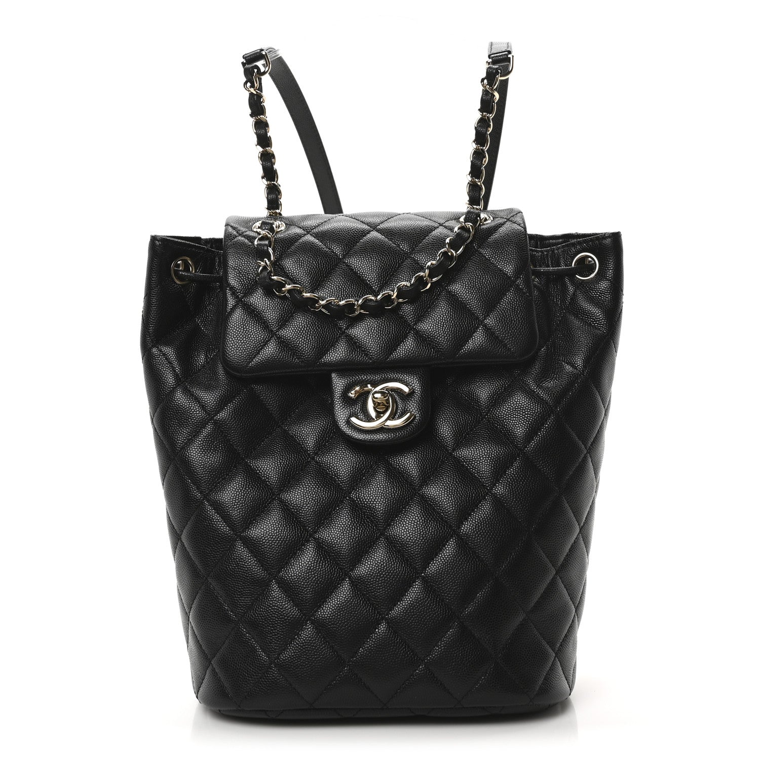 Caviar Quilted Urban Spirit Backpack Black