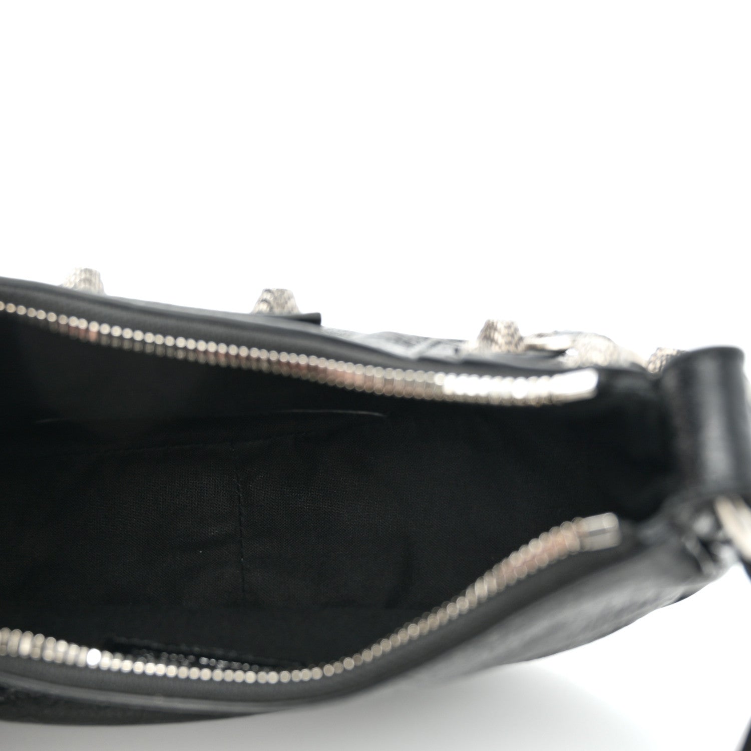 Agneau Arena Le Cagole Shoulder Bag XS Black