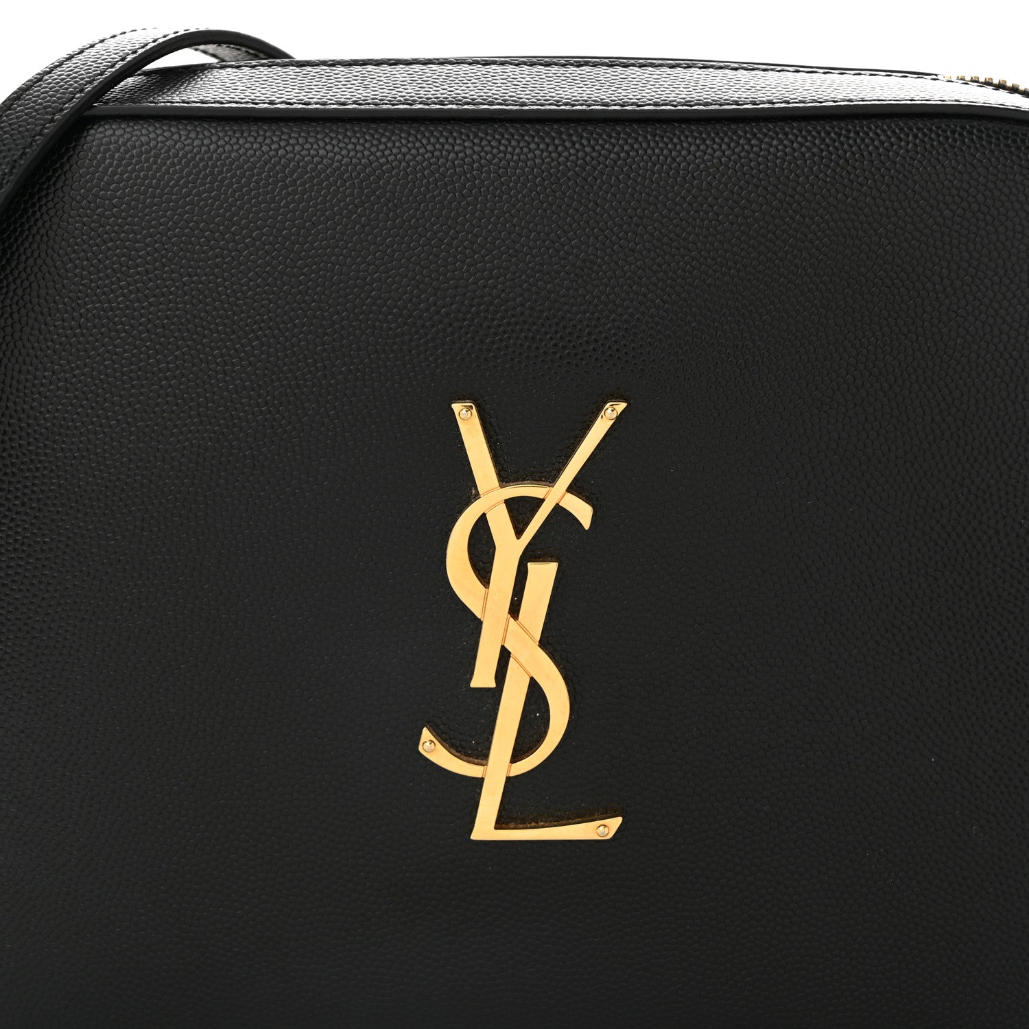 Grain De Poudre Medium Classic Monogram Camera Bag Black