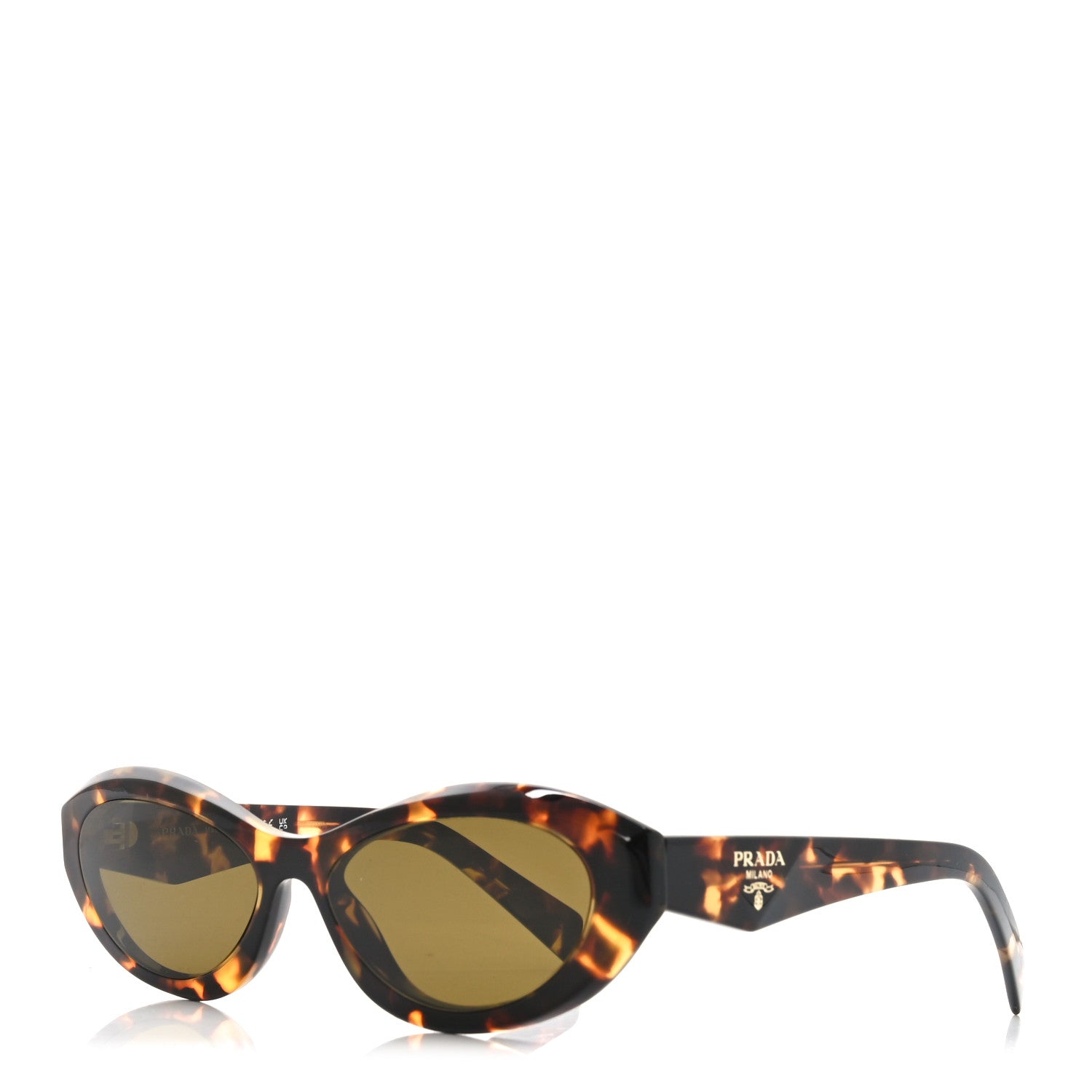 Acetate Oval Sunglasses SPR 26Z Tortoise