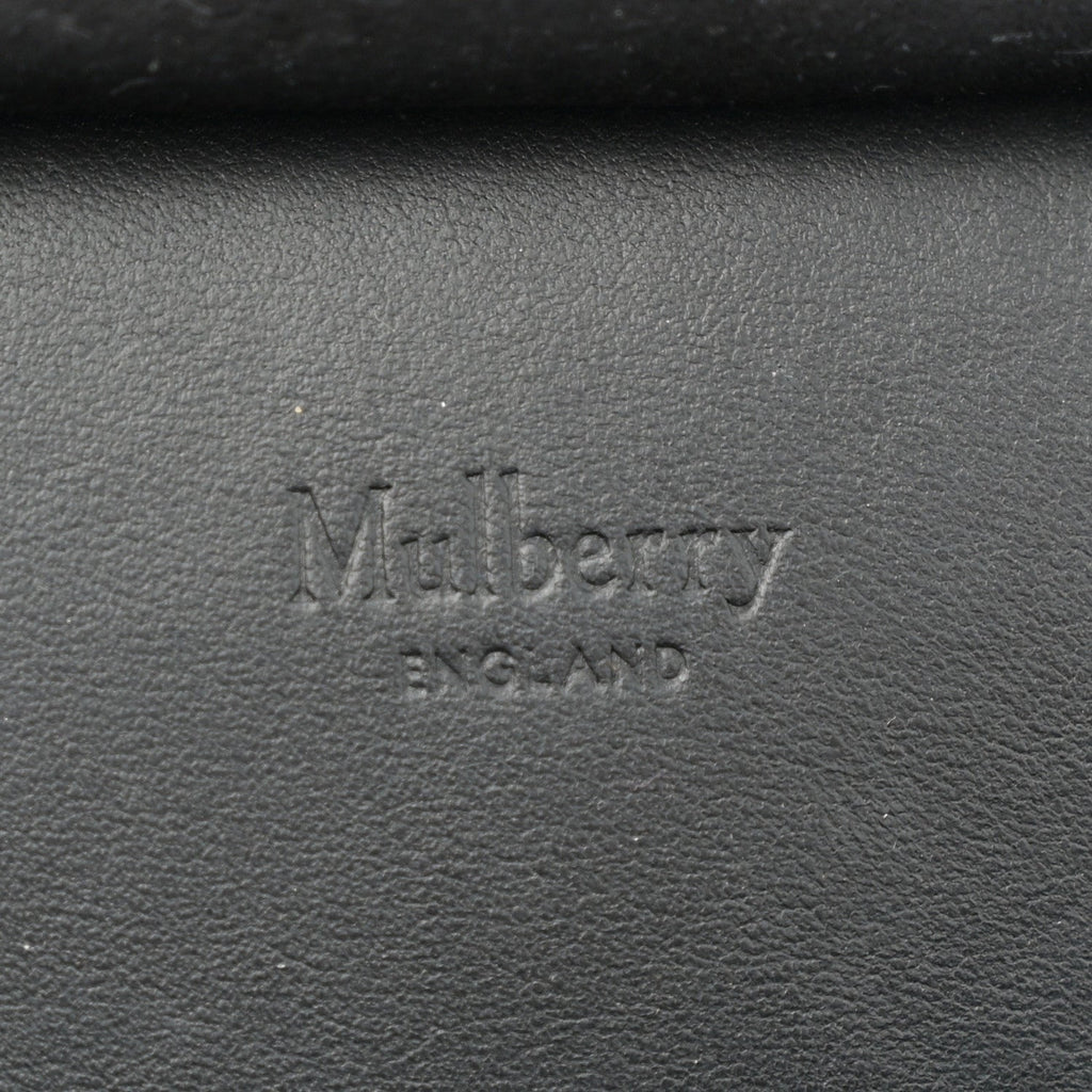 Calfskin Crocodile Embossed Effect Antony Messenger Crossbody Black