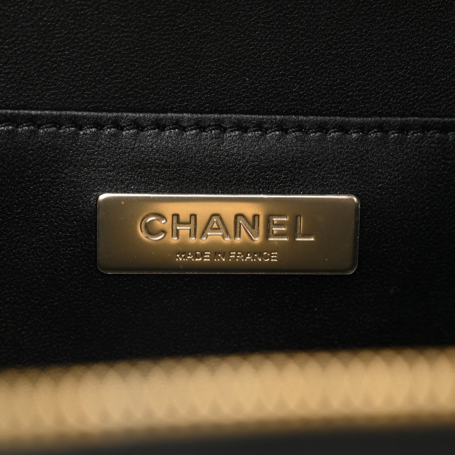 Lambskin Quilted Coco Click Bag Black