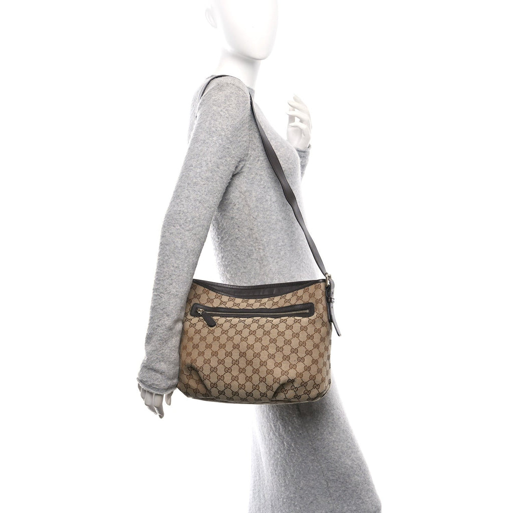 Monogram Messenger Bag Dark Brown