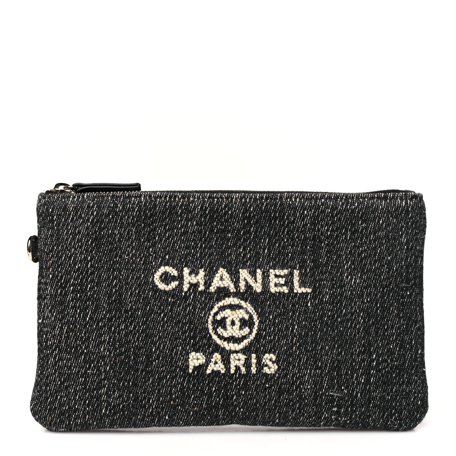 Denim Small Deauville Zipped Pouch Dark Blue