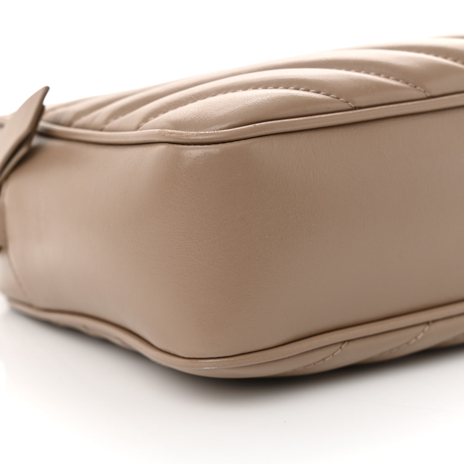 Calfskin Matelasse Monogram Lou Camera Bag Taupe