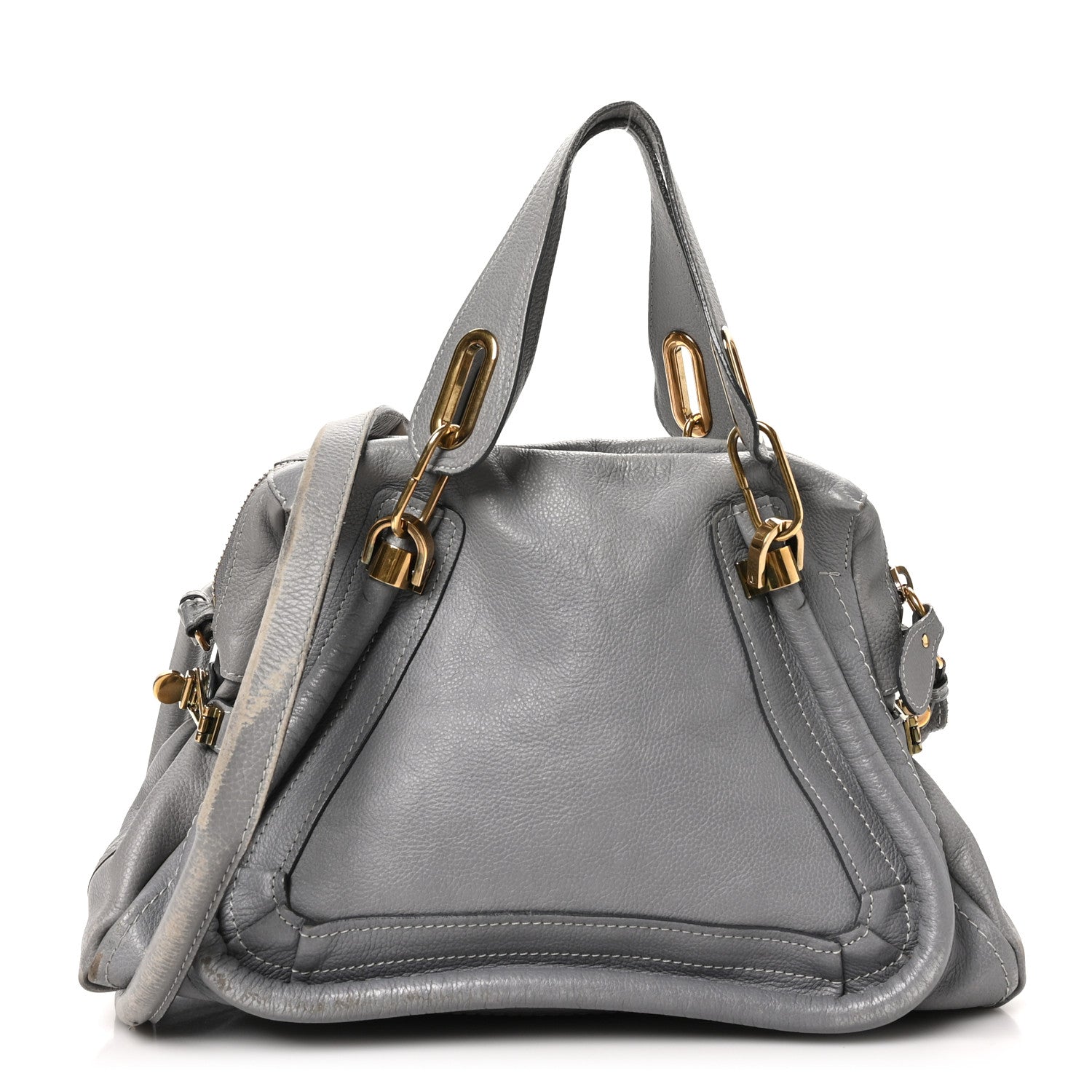 Calfskin Medium Paraty Cashmere Grey