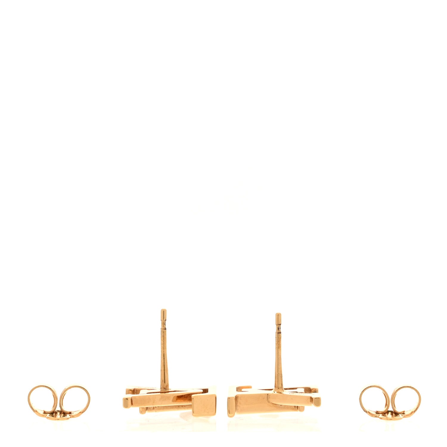 Metal LV Iconic Earrings Gold