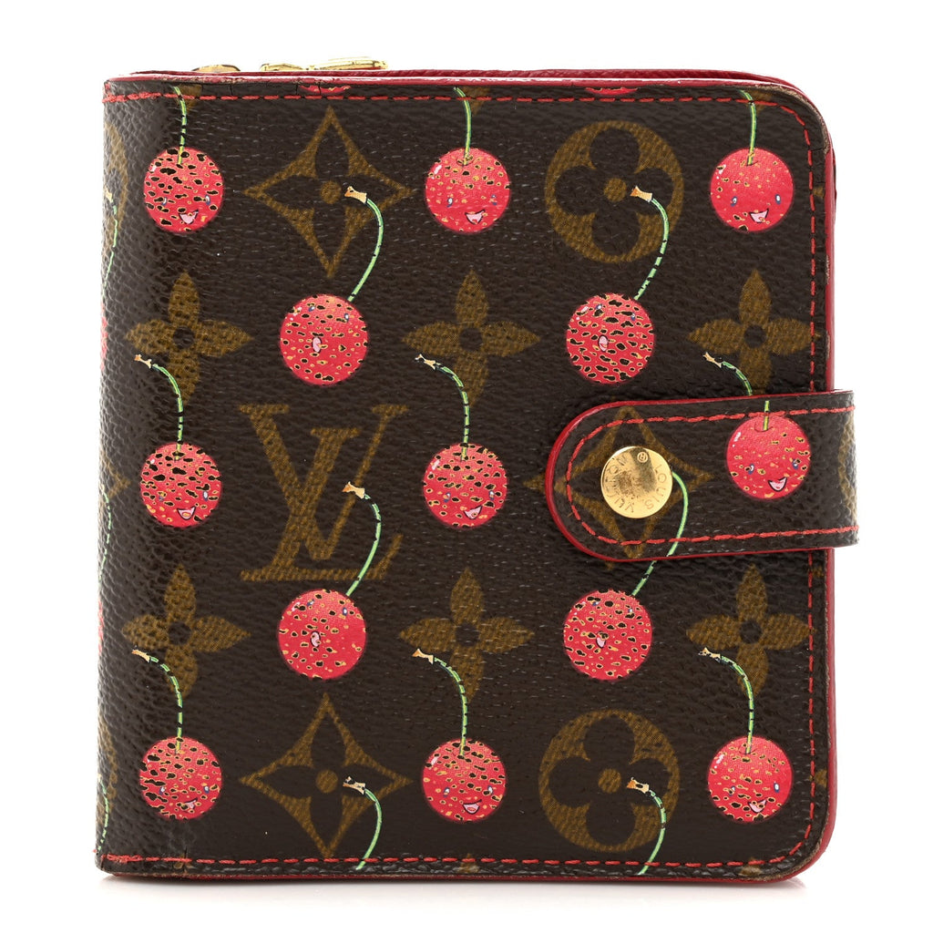 Monogram Cerises Compact Zippe Wallet