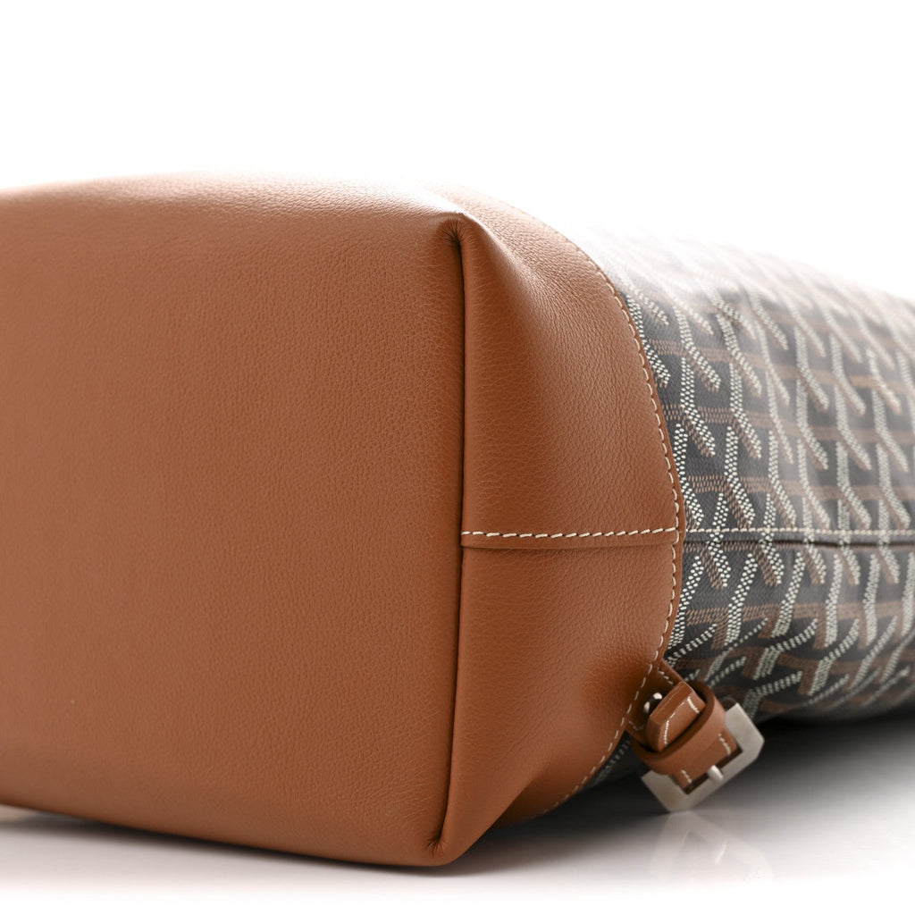 Goyardine Calfskin Cisalpin Backpack Black Gold