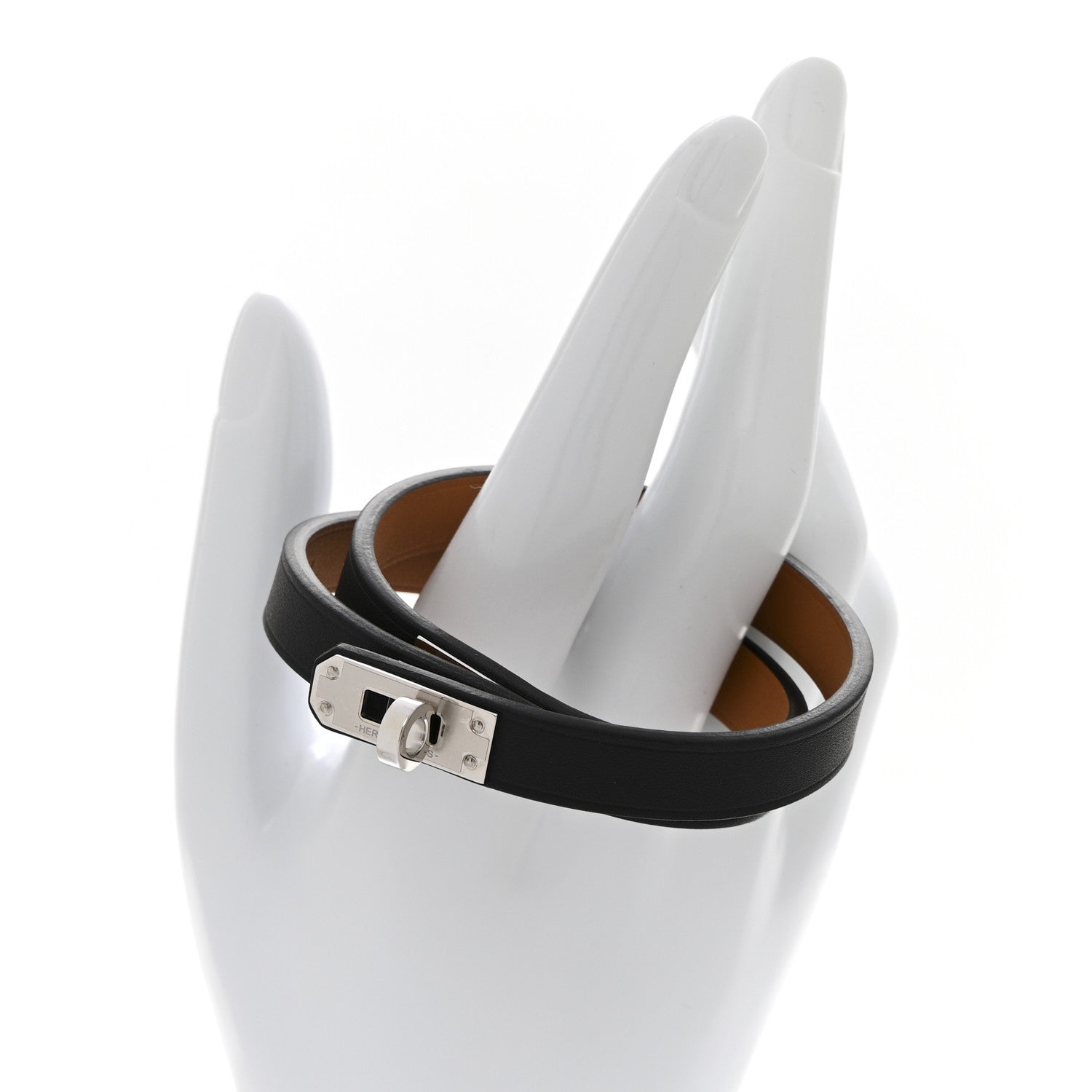 Box Kelly Double Tour Bracelet T4 Black