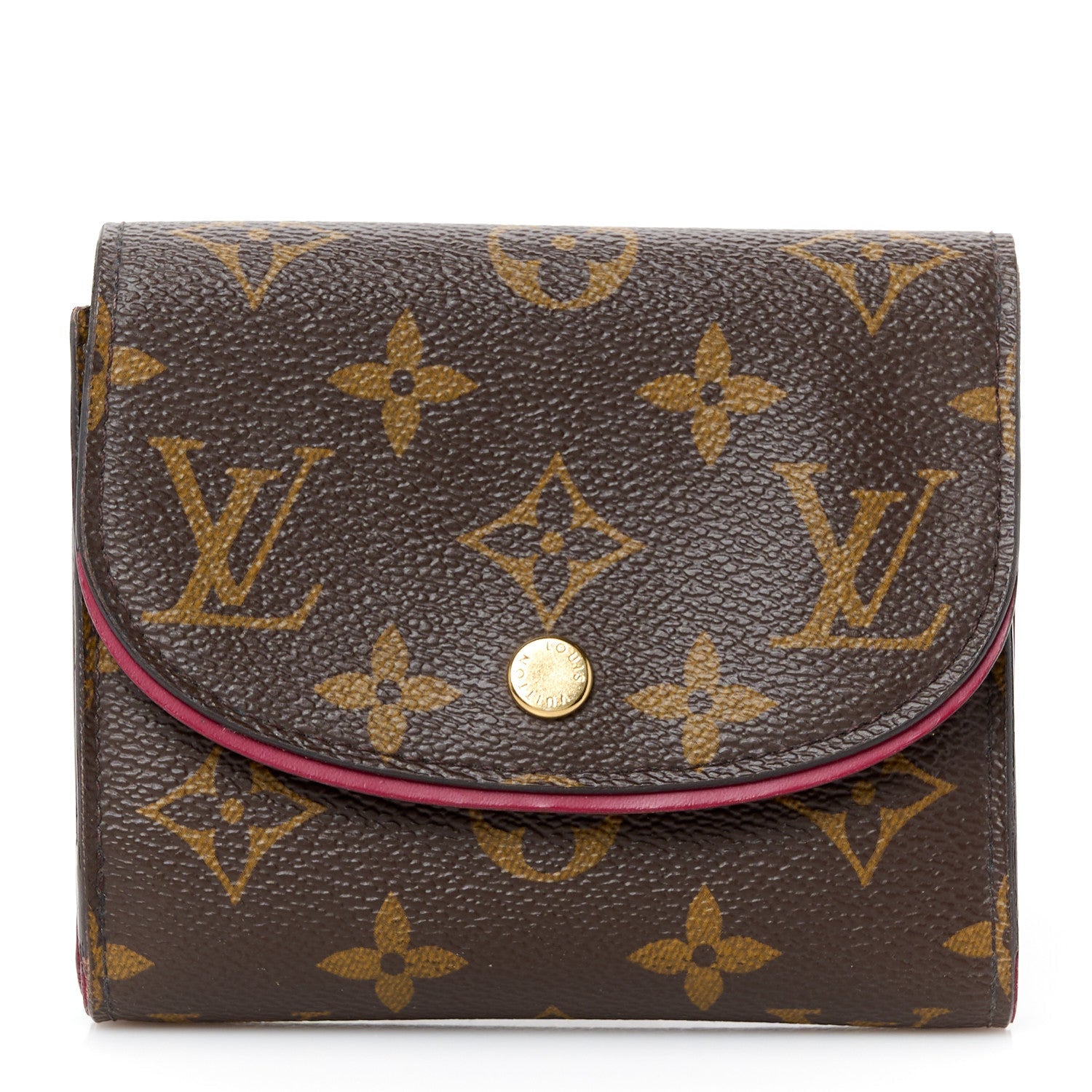 Monogram Ariane Compact Wallet Fuchsia