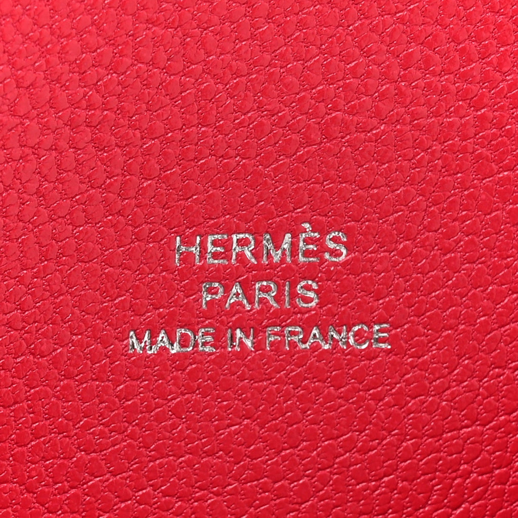 Chevre Mysore Calvi Card Case Rose Extreme