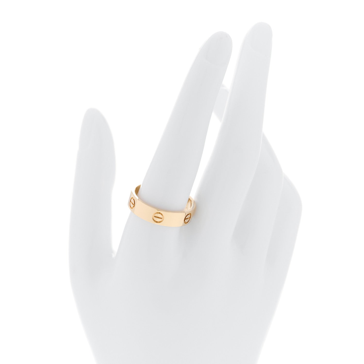 18K Yellow Gold 5.5mm LOVE Ring 64 10.75