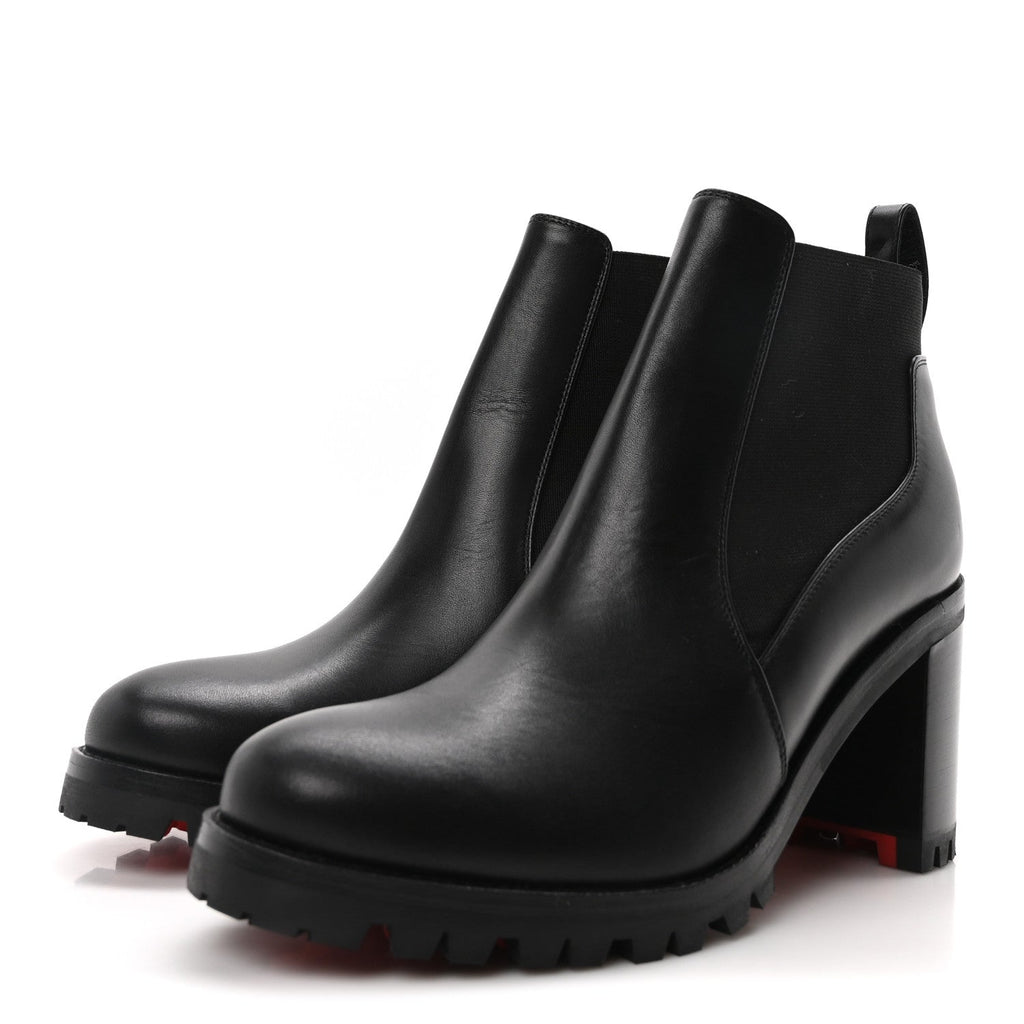 Calfskin Marchacroche 70 Chelsea Boots 35 Black