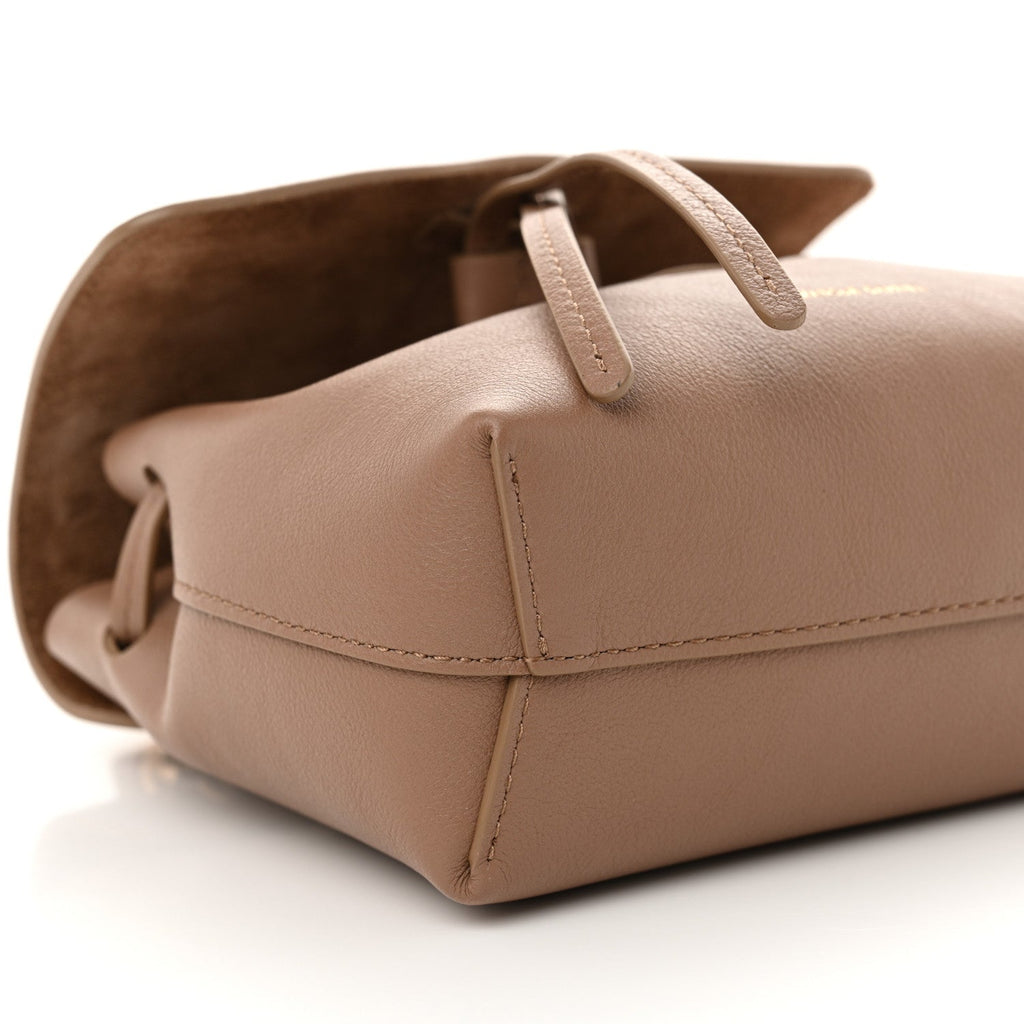 Calfskin Mini Soft Lady Bag Biscotto
