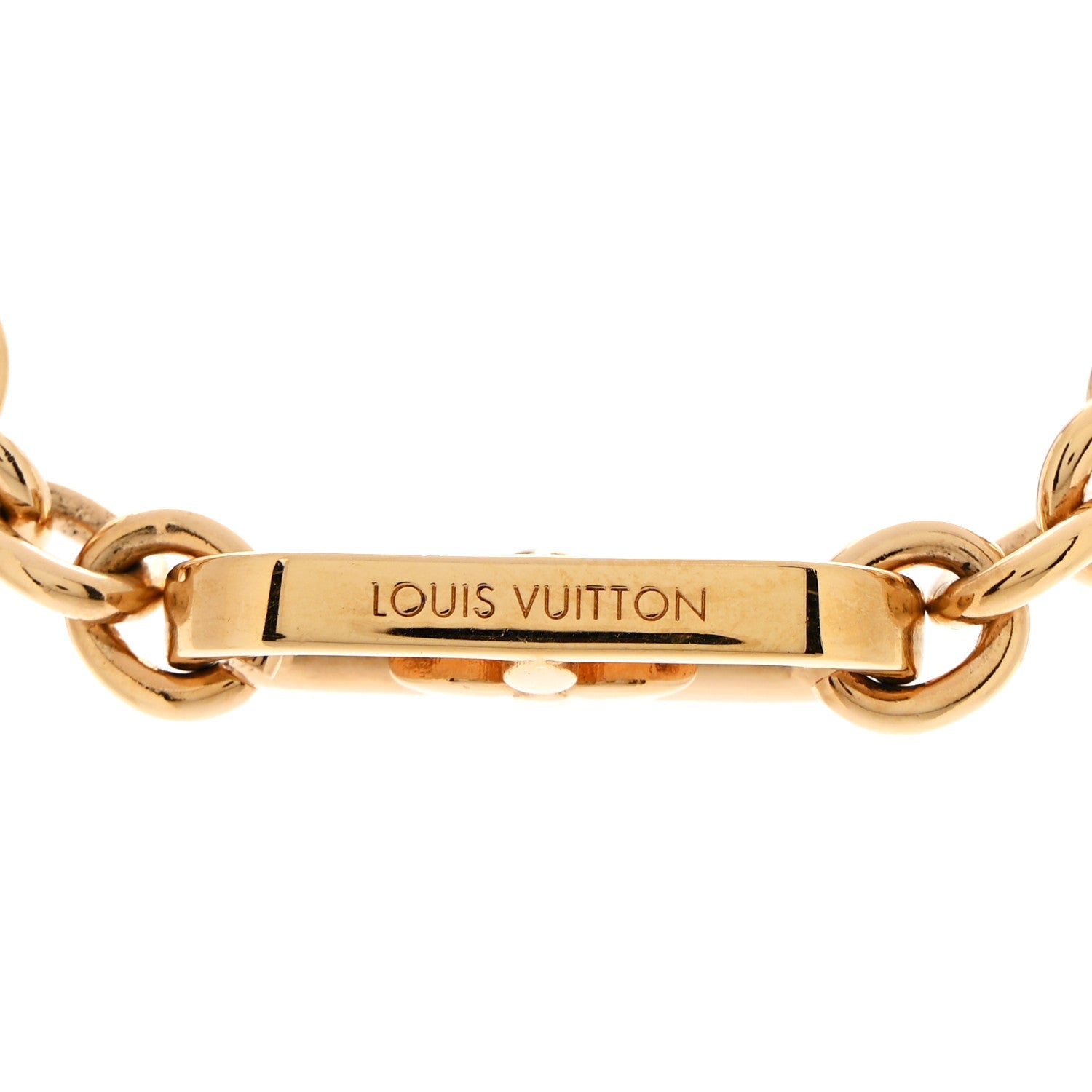 Metal My LV Chain Necklace Gold