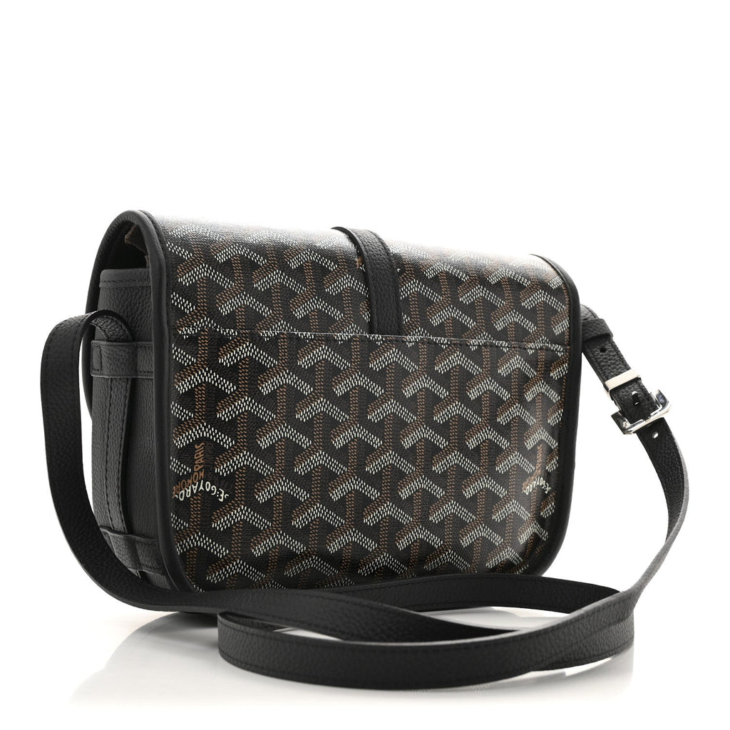 Goyardine Belvedere II PM Messenger Bag Black
