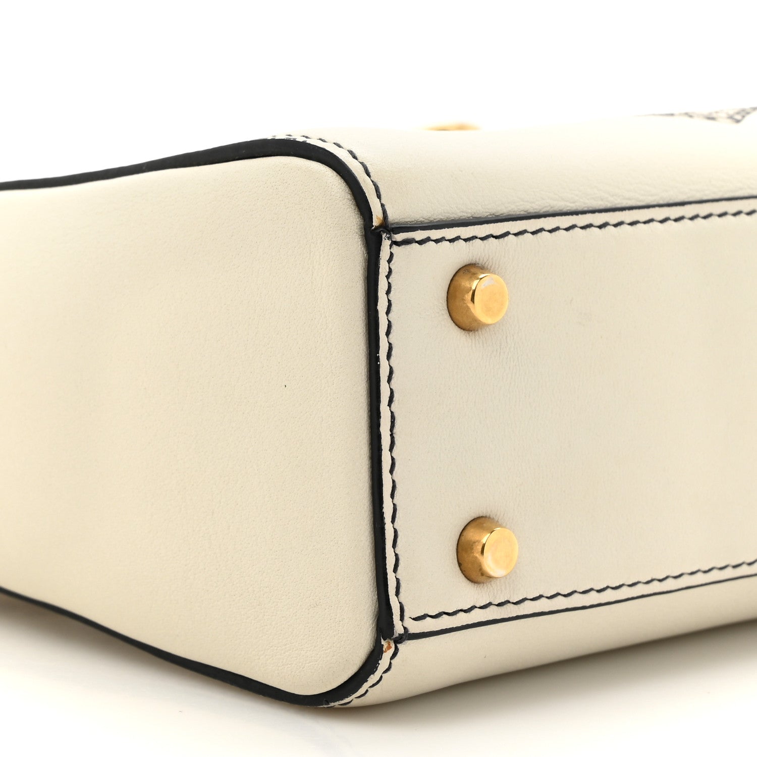 Calfskin Niki De Saint Phalle Heart Mini Supple Lady Dior Off White