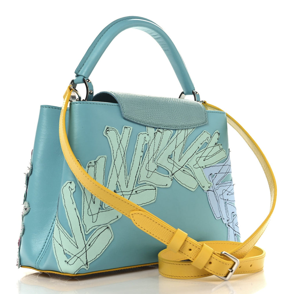 Calfskin Lizard Artycapucines Tschabalala Self PM Multicolor