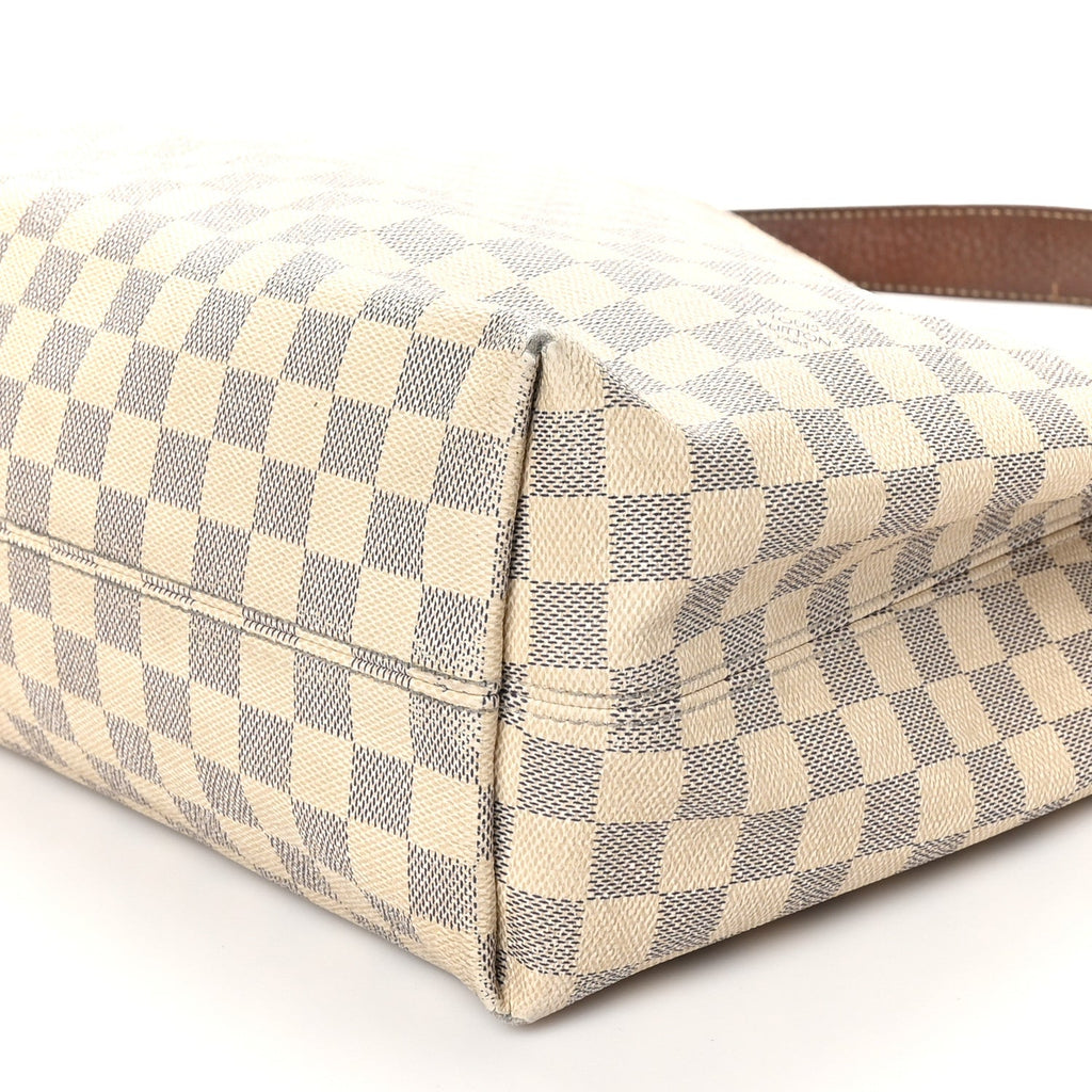 Damier Azur Graceful MM Rose Ballerine