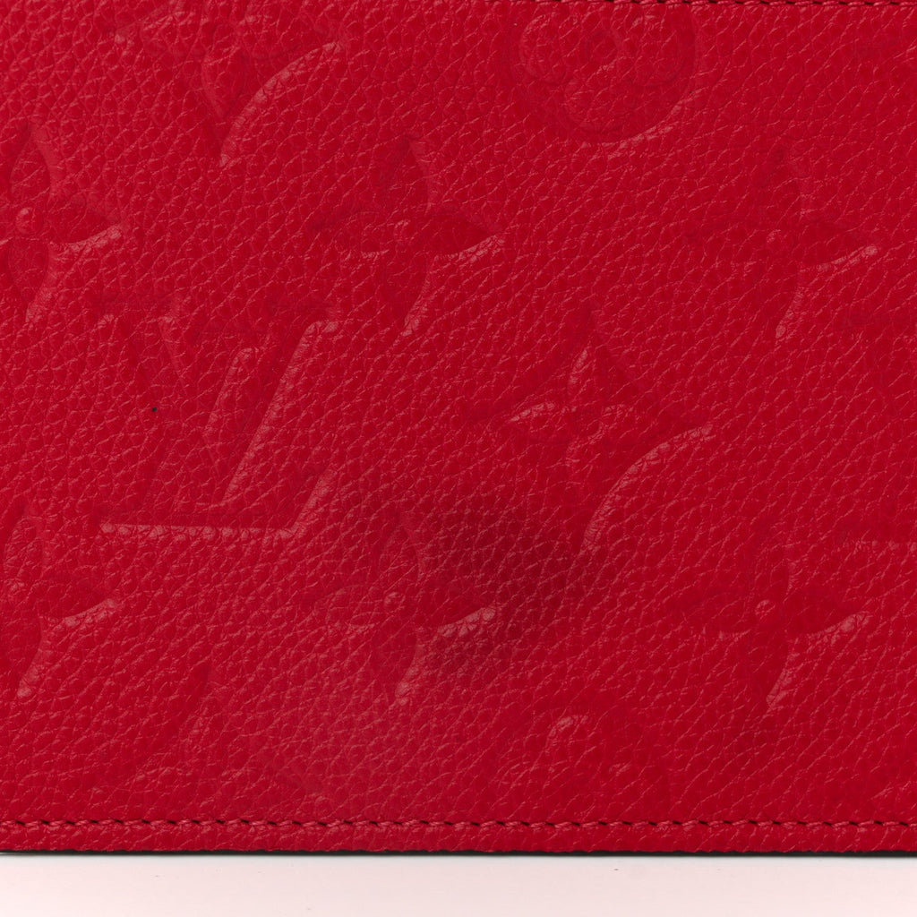 Empreinte Pochette Felicie Chain Wallet Scarlet