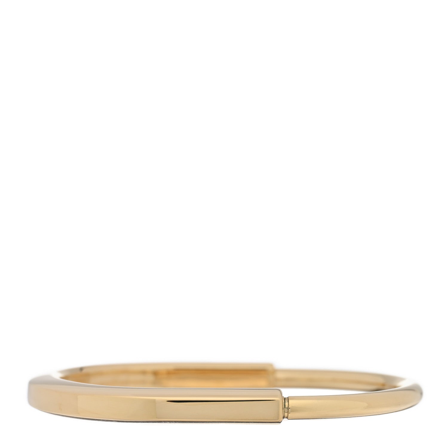 18K Yellow Gold Tiffany Lock Bangle Bracelet