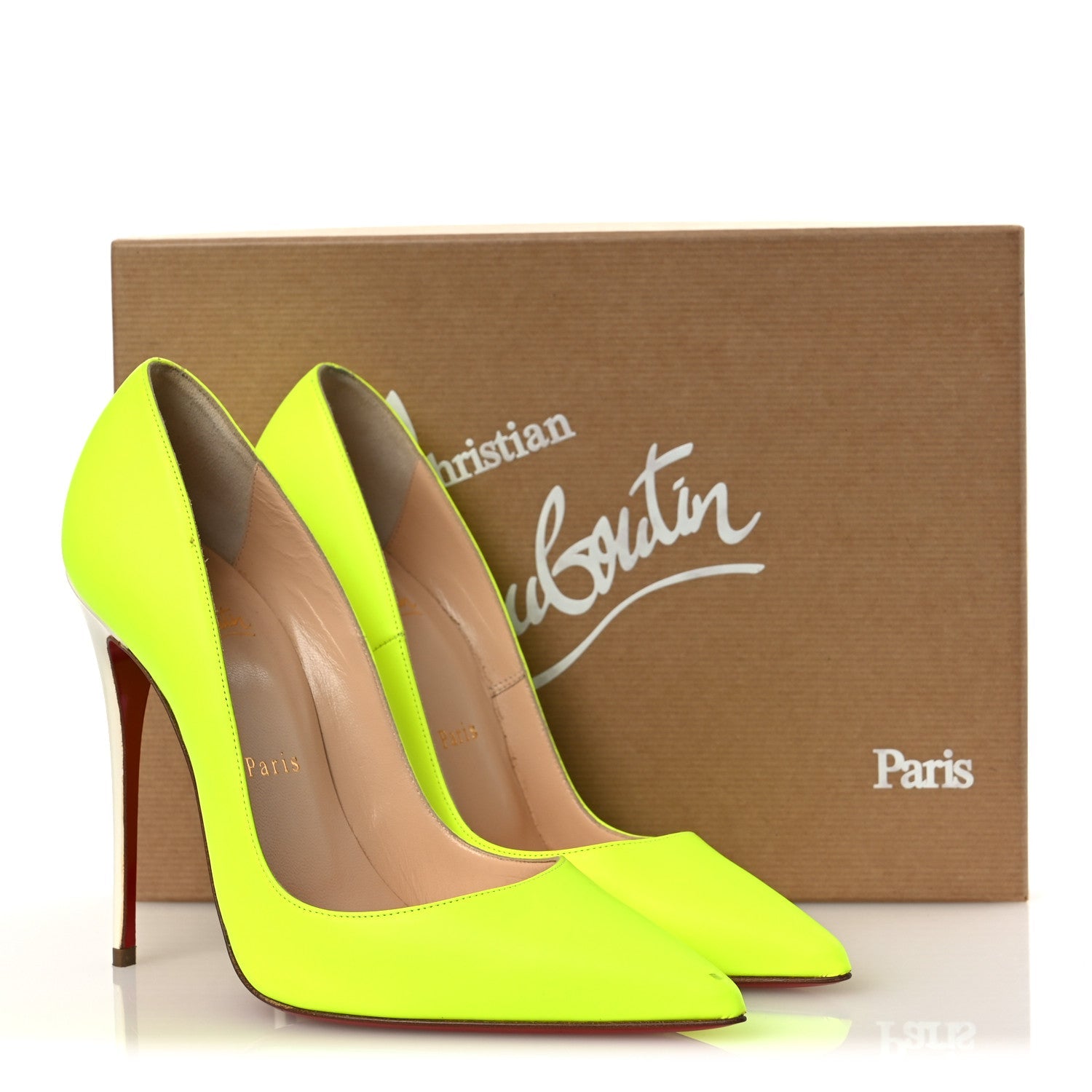 Matte Calfskin Jazz Calf Fluo So Kate 120 Pumps 38 Jaune White