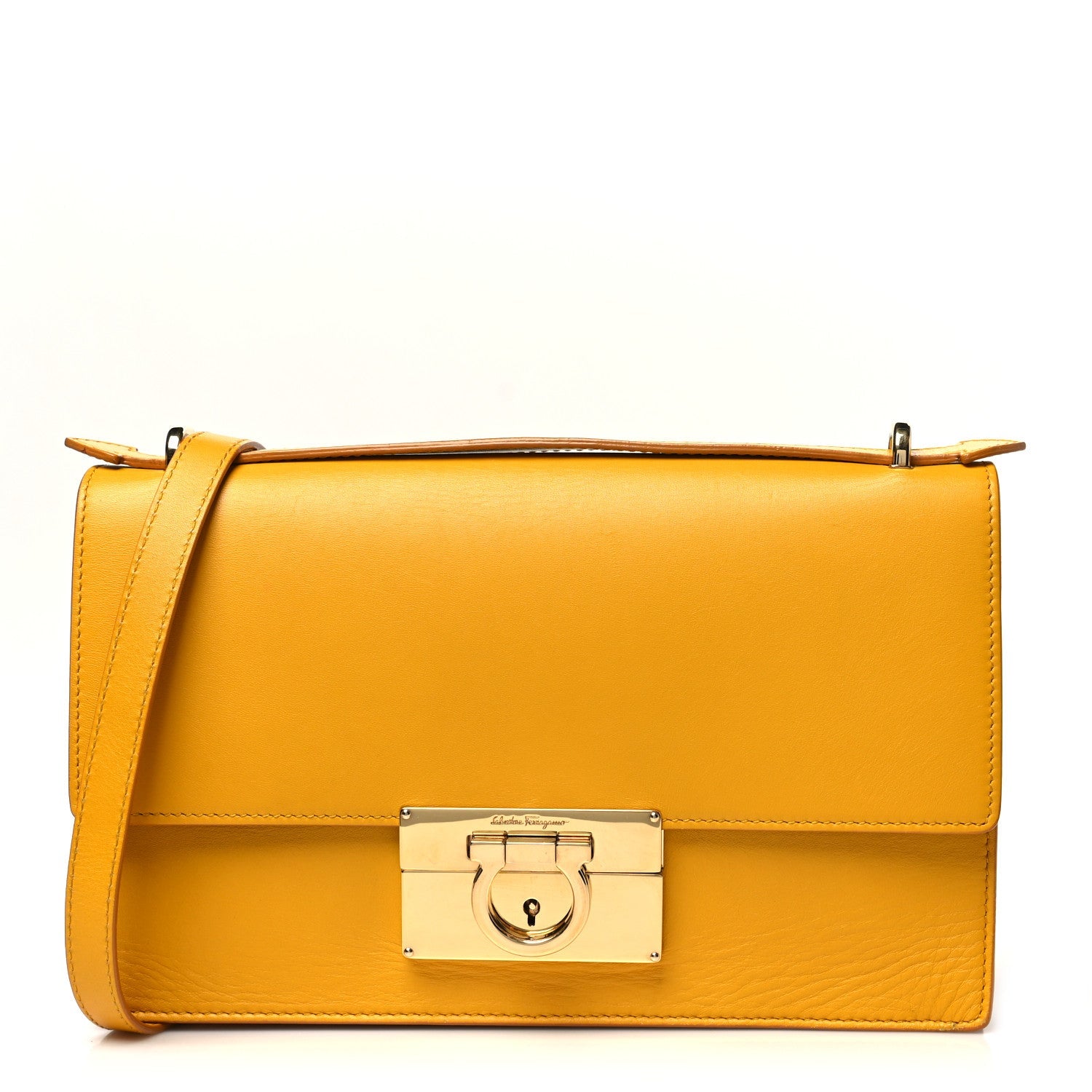 Calfskin Medium Aileen Bag Yellow