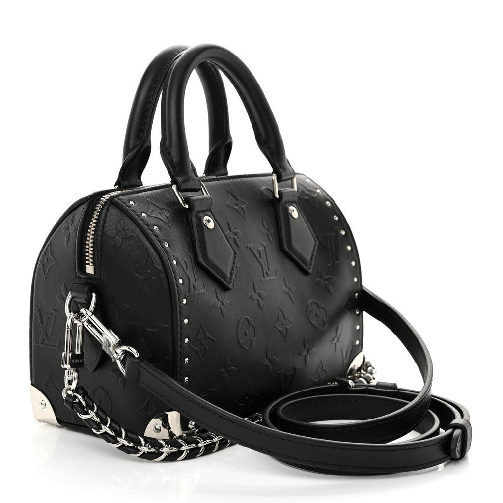 Calfskin Monogram Bold Speedy Trunk 20