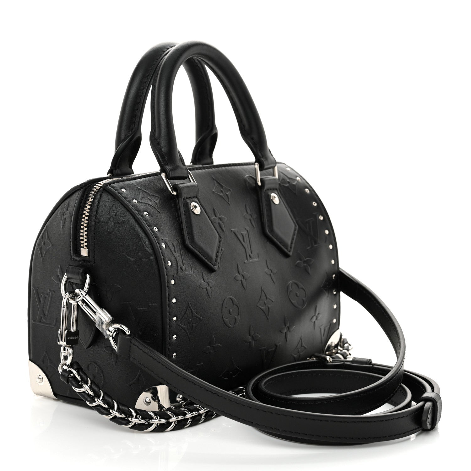 Calfskin Monogram Bold Speedy Trunk 20