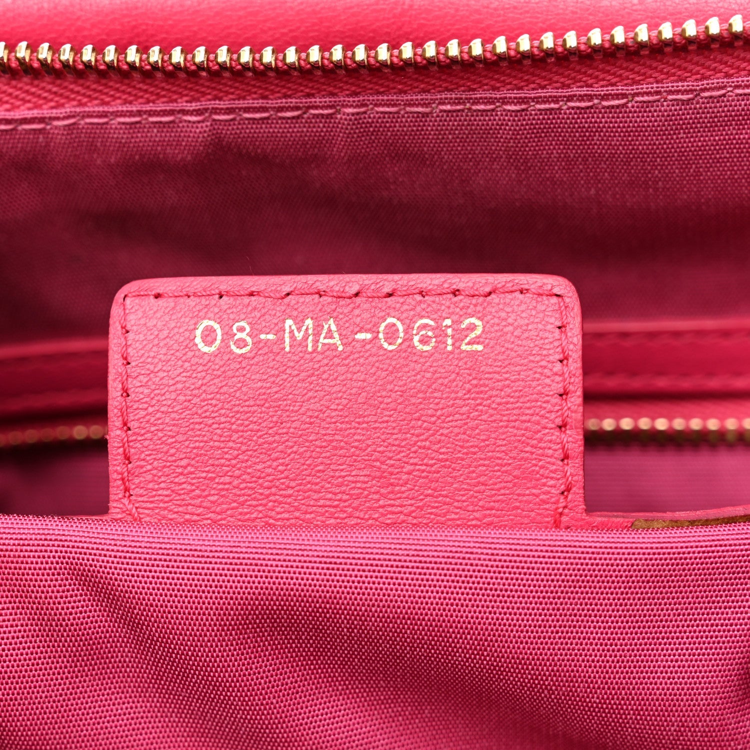 Lambskin Cannage Medium Granville Tote Fuchsia