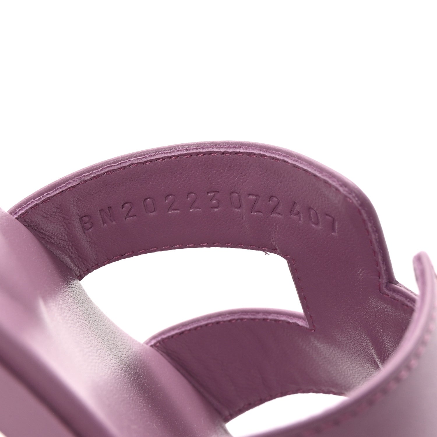 Calfskin Oran Sandals 38 Bruyère