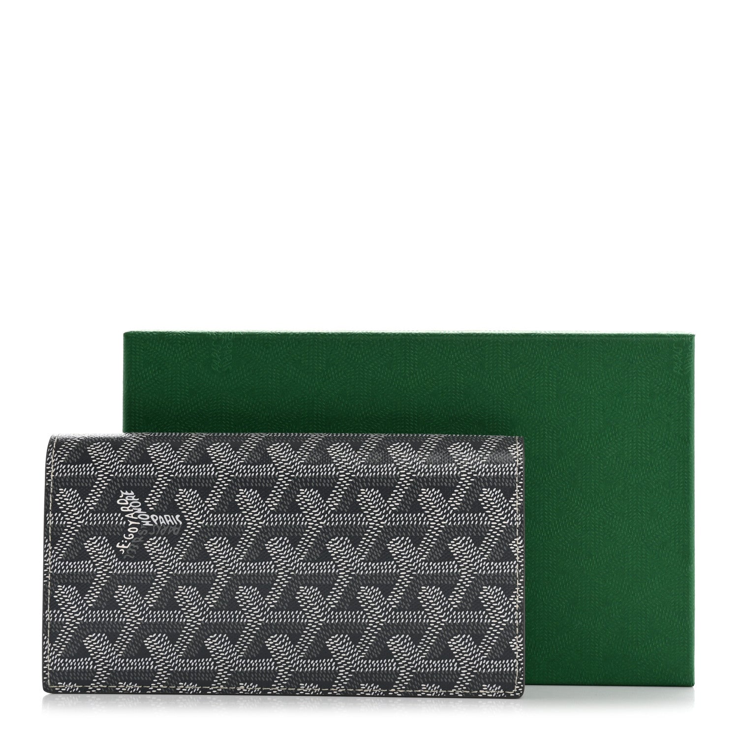 Goyardine Long Bi-Fold Wallet Grey